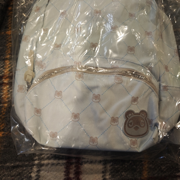 Nintendo Light Blue Animal Pattern Backpack - Picture 1 of 3